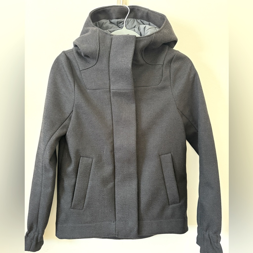 #118 - Lululemon Grey/Black Tweed Jacket - Excellent Condition